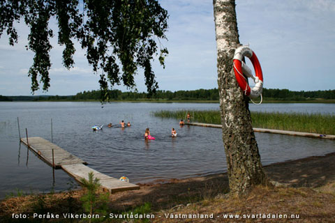 Paradiset, en badplats i Svartdalen, Vstmanland